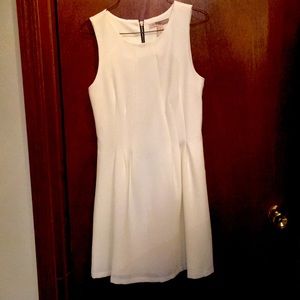 Forever21 Pleated white dress